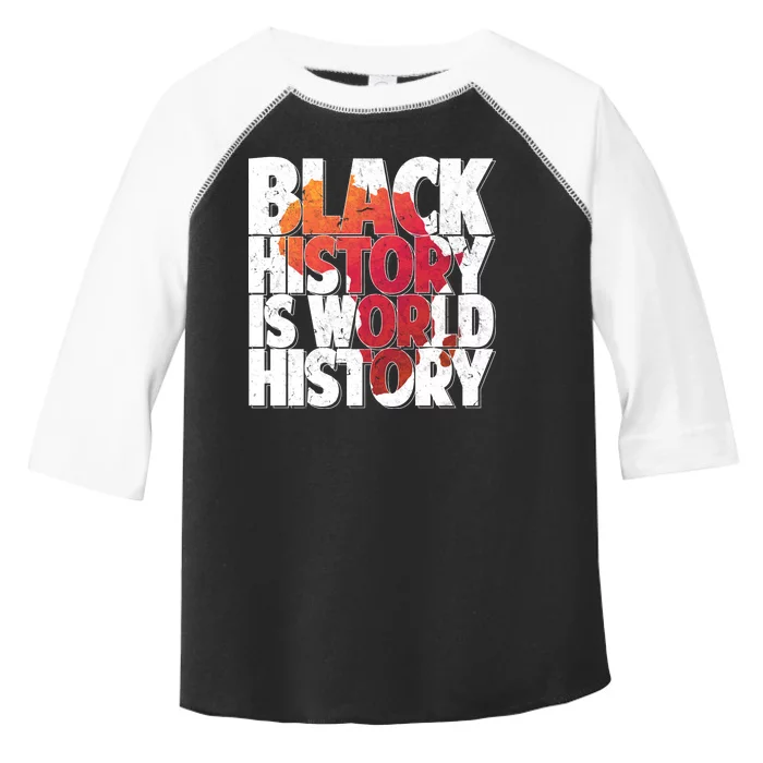 Black History Is World History Toddler Fine Jersey T-Shirt