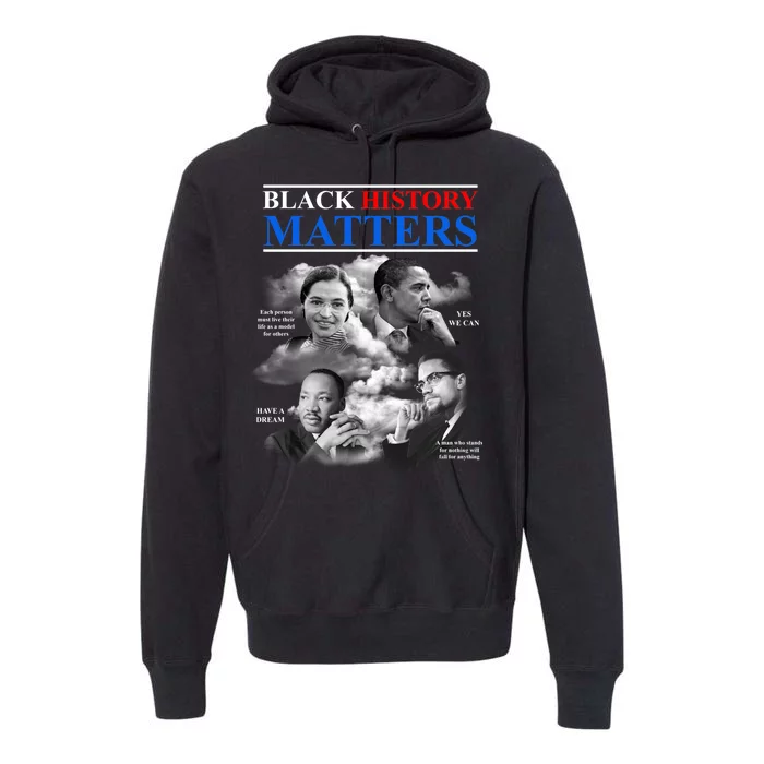 Black History Matters Premium Hoodie