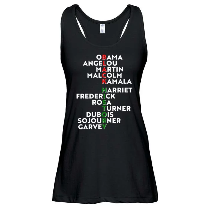 Black History Month 2021 Black History Makers Ladies Essential Flowy Tank