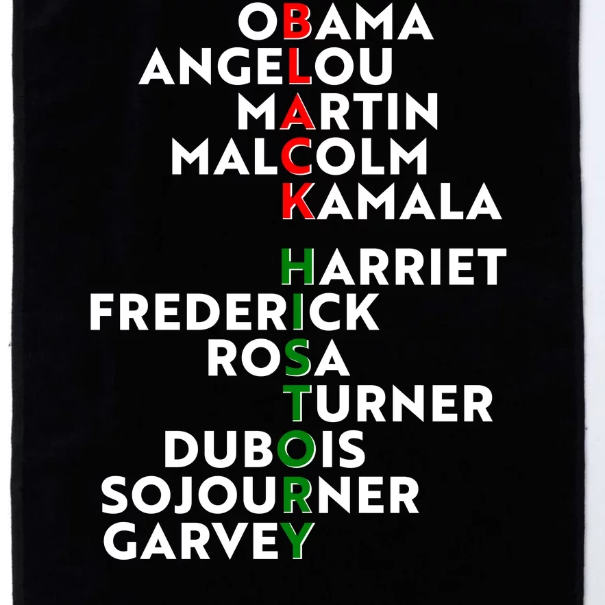 Black History Month 2021 Black History Makers Platinum Collection Golf Towel