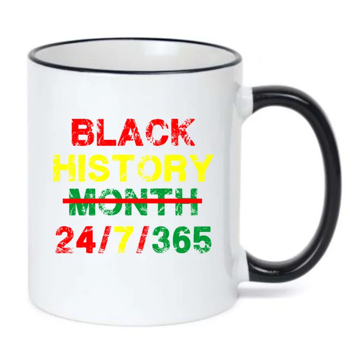 Black History Month 24/7/365 African Melanin Black Color Changing Mug