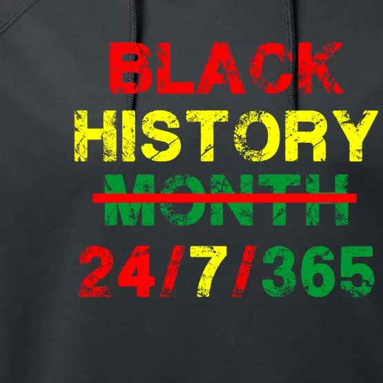 Black History Month 24/7/365 African Melanin Performance Fleece Hoodie