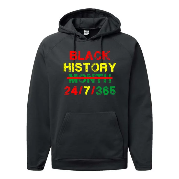 Black History Month 24/7/365 African Melanin Performance Fleece Hoodie