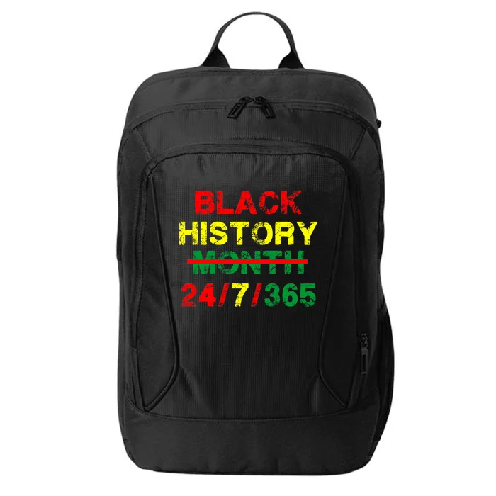 Black History Month 24/7/365 African Melanin City Backpack