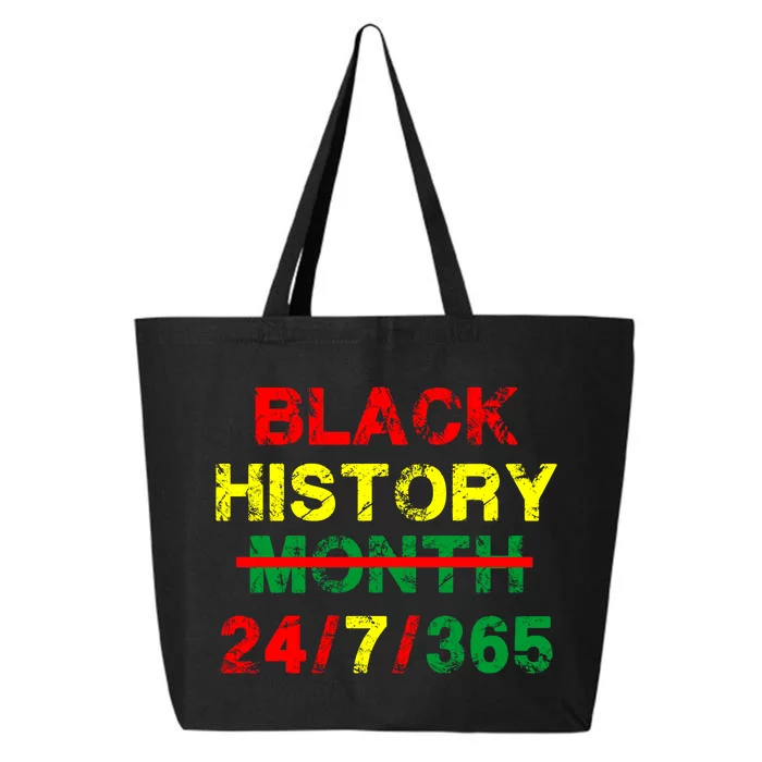 Black History Month 24/7/365 African Melanin 25L Jumbo Tote