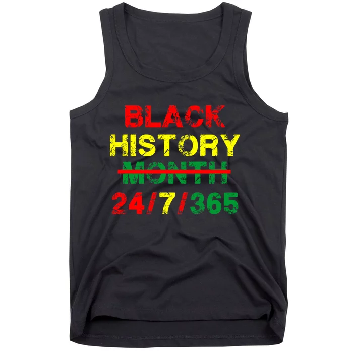 Black History Month 24/7/365 African Melanin Tank Top