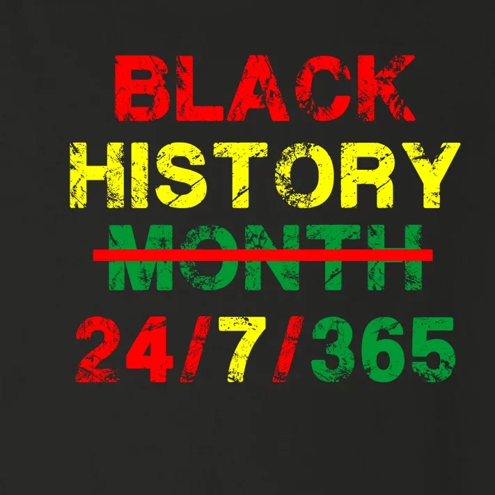 Black History Month 24/7/365 African Melanin Toddler Long Sleeve Shirt