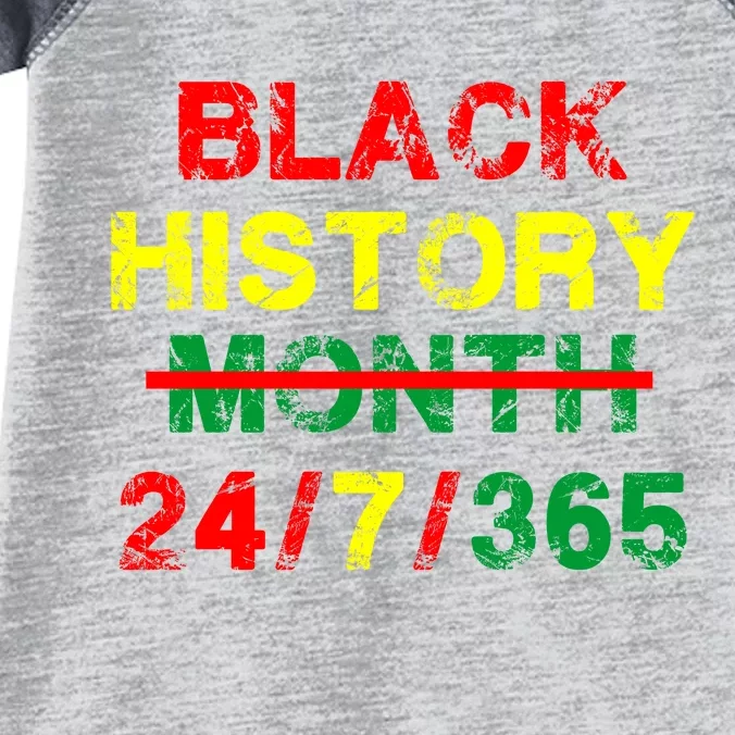 Black History Month 24/7/365 African Melanin Infant Baby Jersey Bodysuit