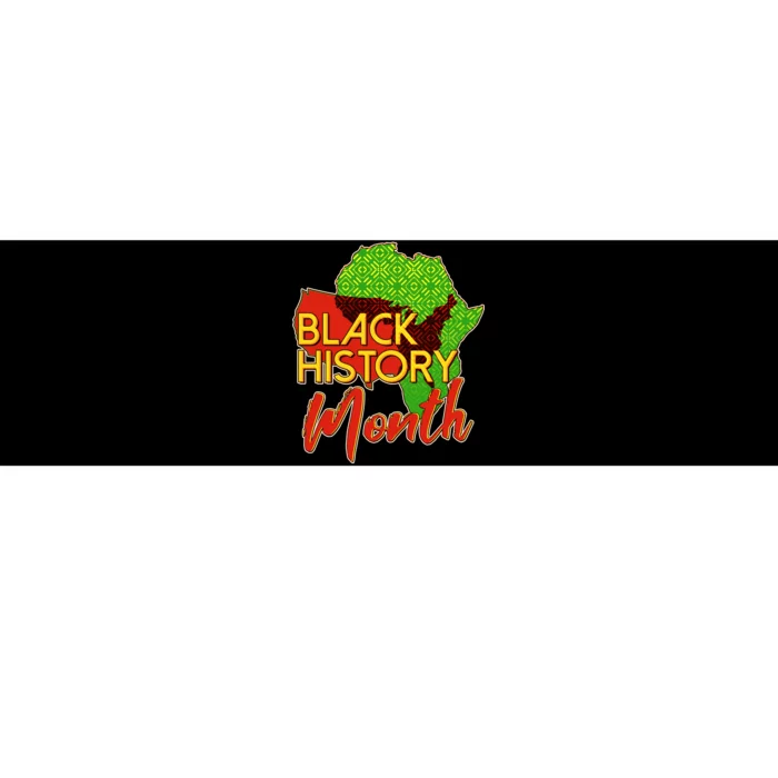 Black History Month Africa Bumper Sticker