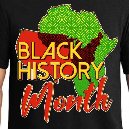 Black History Month Africa Pajama Set