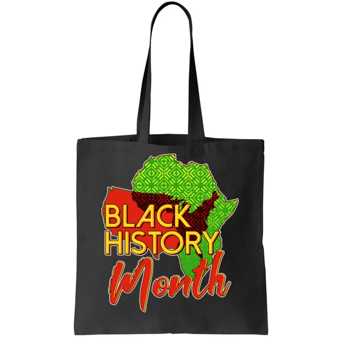 Black History Month Africa Tote Bag