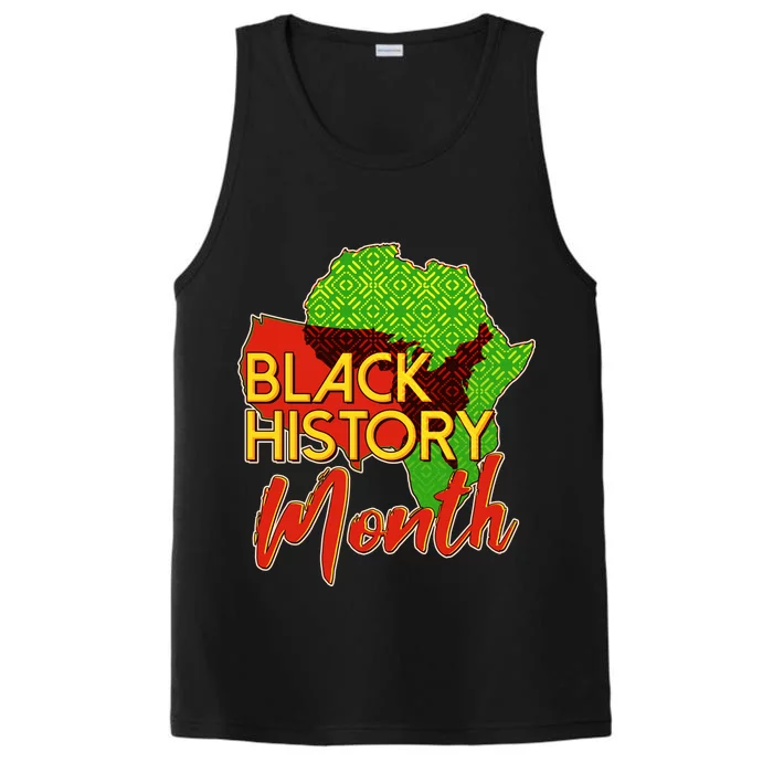 Black History Month Africa Performance Tank