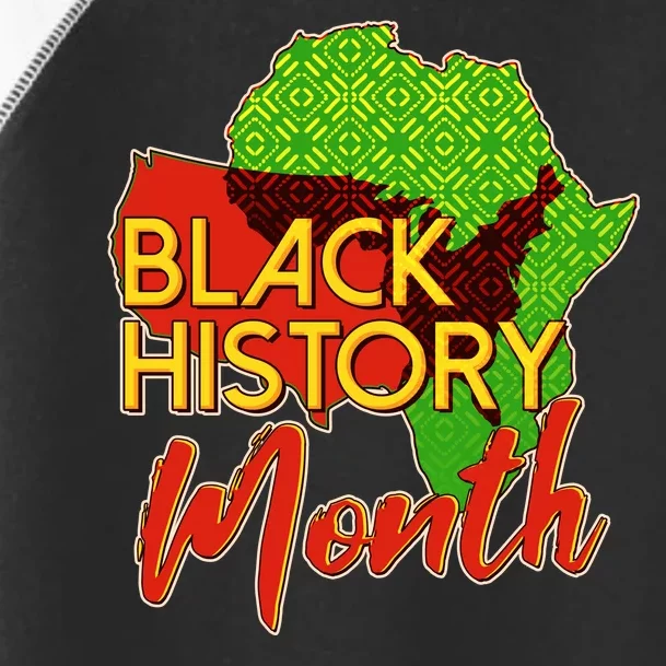 Black History Month Africa Toddler Fine Jersey T-Shirt