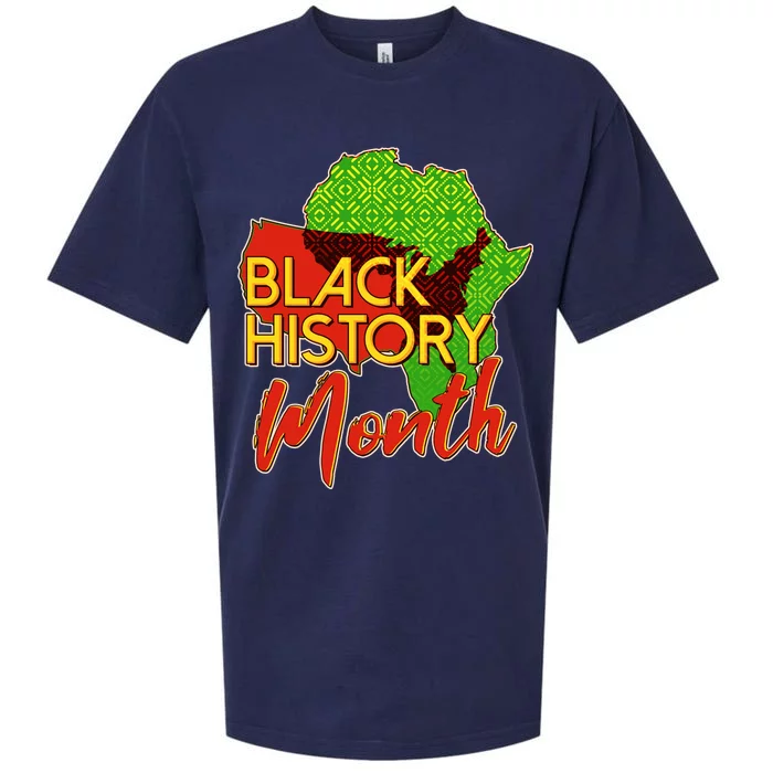 Black History Month Africa Sueded Cloud Jersey T-Shirt