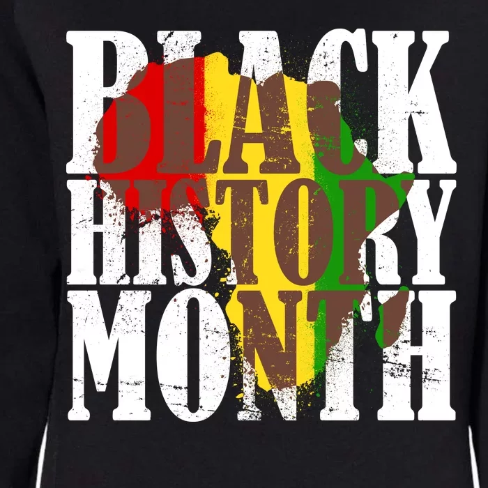 Black History Month Africa Paint Splat Womens California Wash Sweatshirt