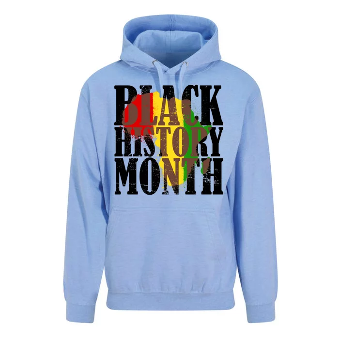 Black History Month Africa Paint Splat Unisex Surf Hoodie