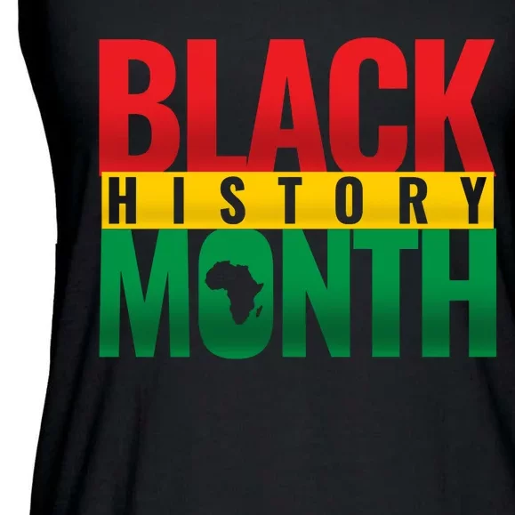 Black History Month African design Ladies Essential Flowy Tank