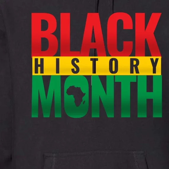 Black History Month African design Premium Hoodie