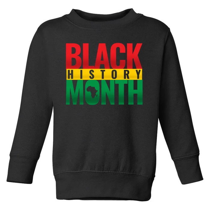 Black History Month African design Toddler Sweatshirt