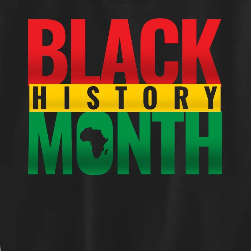 Black History Month African design Kids Sweatshirt