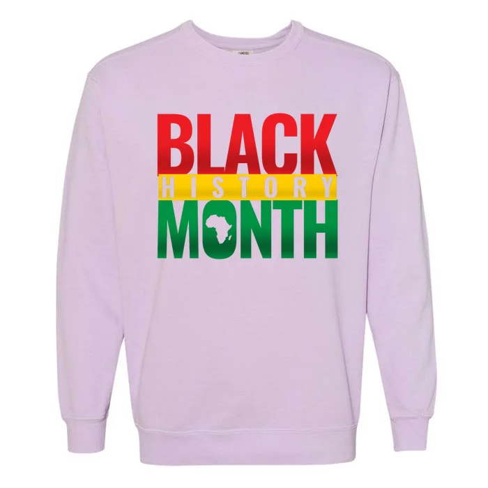 Black History Month African design Garment-Dyed Sweatshirt