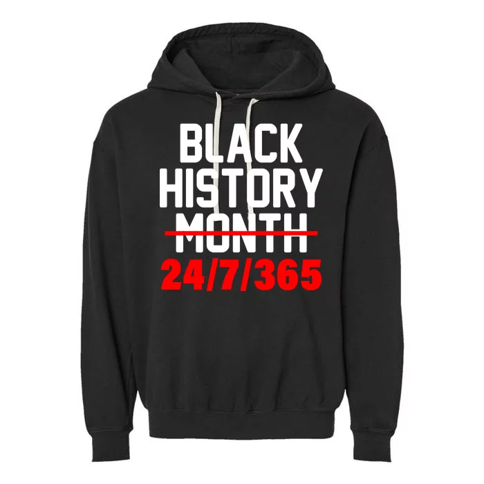 Black History Month All Year Garment-Dyed Fleece Hoodie