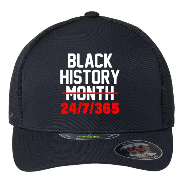 Black History Month All Year Flexfit Unipanel Trucker Cap