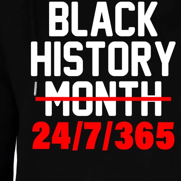 Black History Month All Year Womens Funnel Neck Pullover Hood