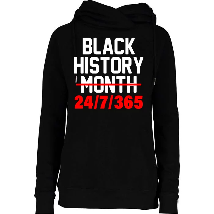 Black History Month All Year Womens Funnel Neck Pullover Hood