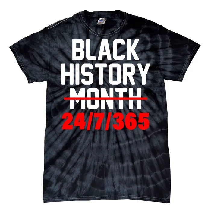 Black History Month All Year Tie-Dye T-Shirt