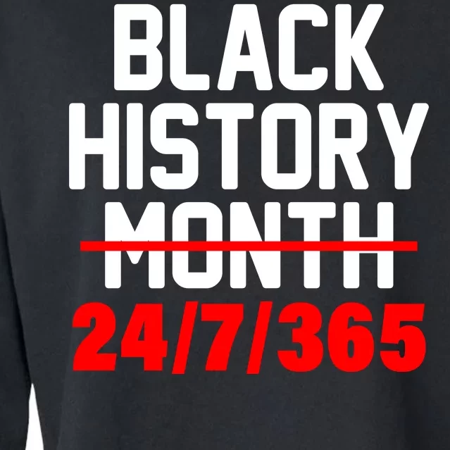 Black History Month All Year Cropped Pullover Crew