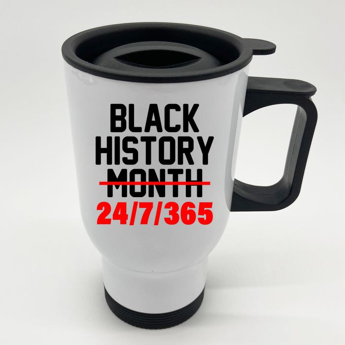 Black History Month All Year Front & Back Stainless Steel Travel Mug