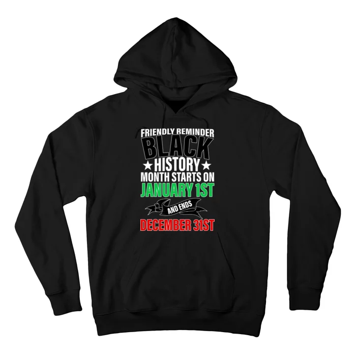 Black History Month All Year Long Hoodie