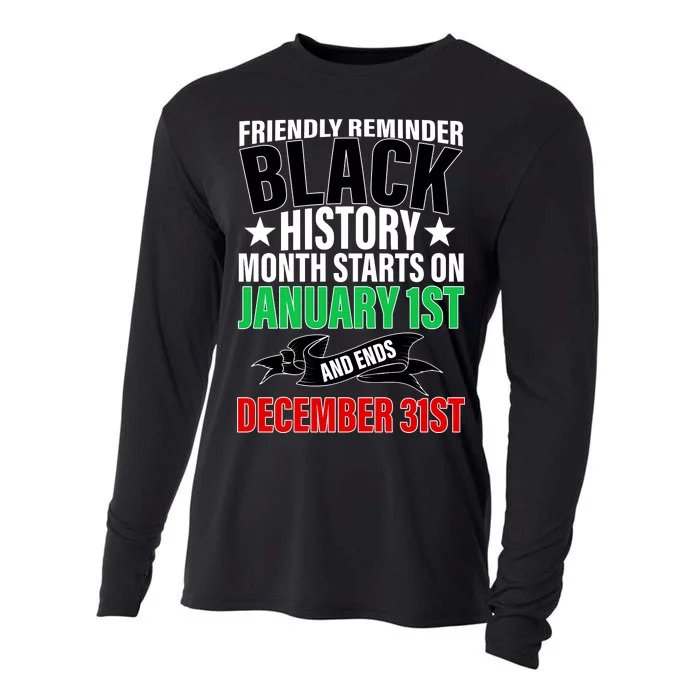 Black History Month All Year Long Cooling Performance Long Sleeve Crew