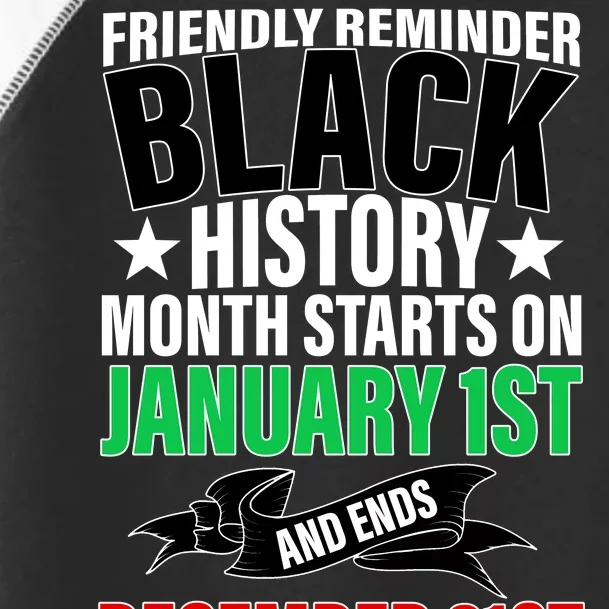 Black History Month All Year Long Toddler Fine Jersey T-Shirt