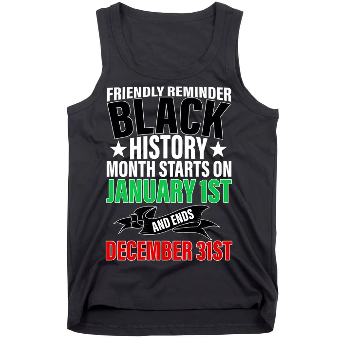 Black History Month All Year Long Tank Top