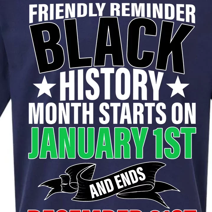 Black History Month All Year Long Sueded Cloud Jersey T-Shirt