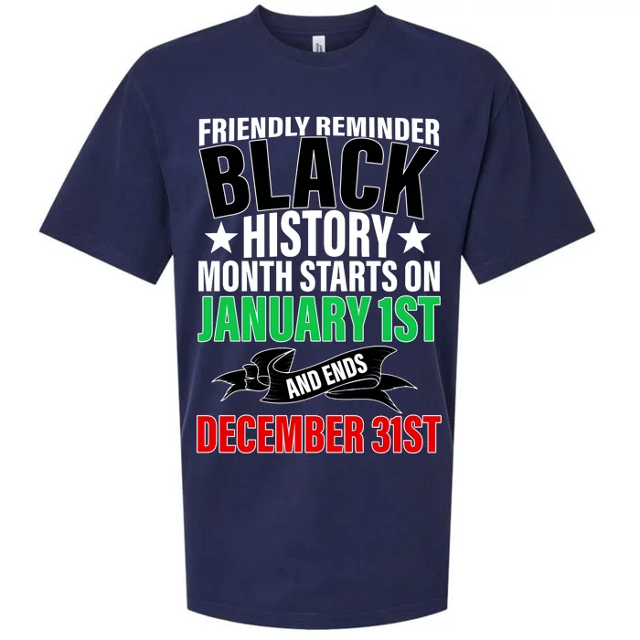 Black History Month All Year Long Sueded Cloud Jersey T-Shirt