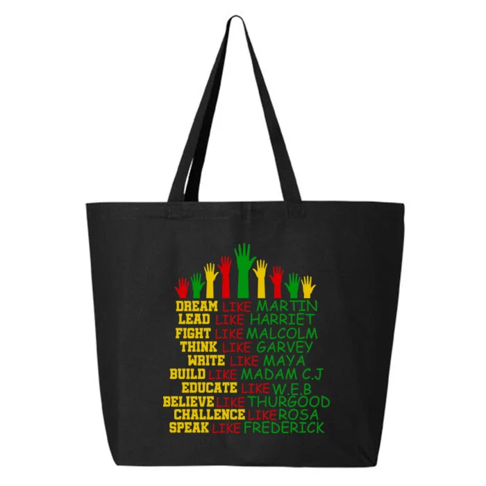 Black History Month Famous Figures 25L Jumbo Tote