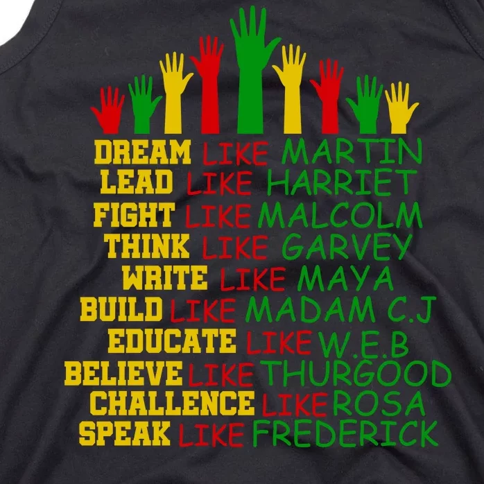 Black History Month Famous Figures Tank Top