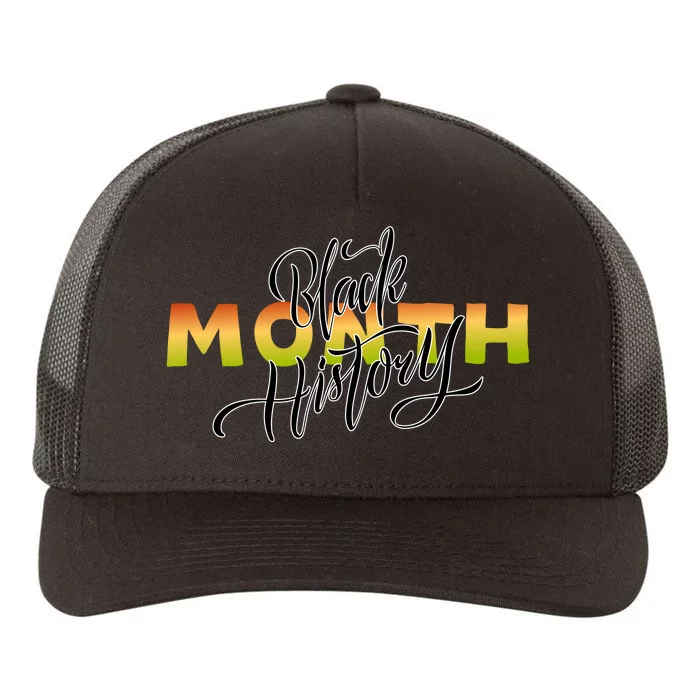 Black History Month February Yupoong Adult 5-Panel Trucker Hat