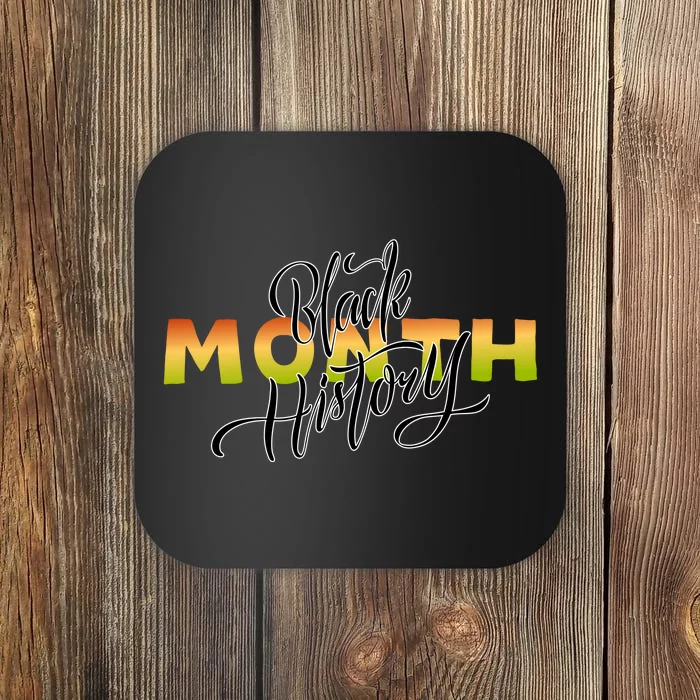 Black History Month February Coaster