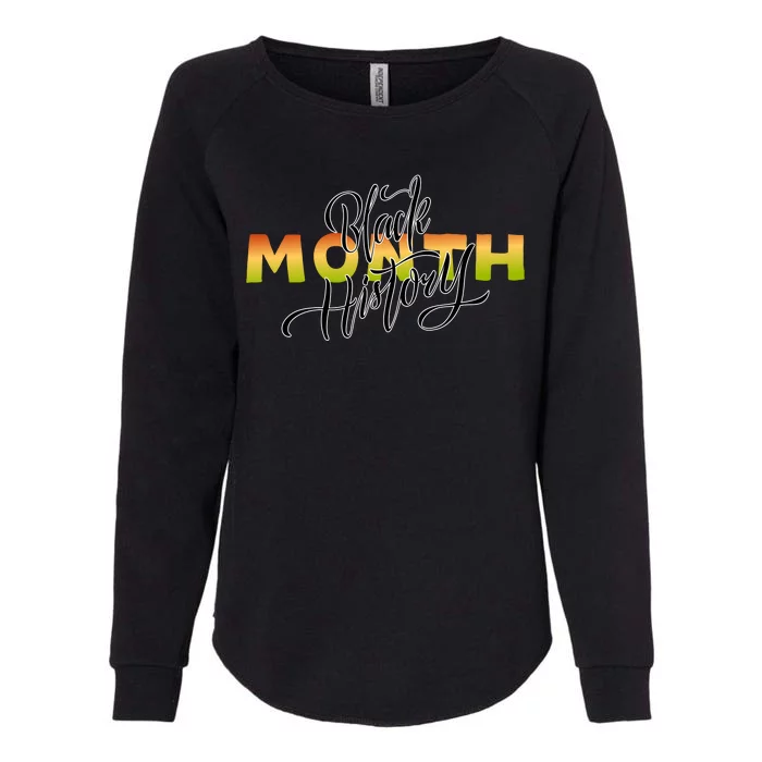 Black History Month February Womens California Wash Sweatshirt