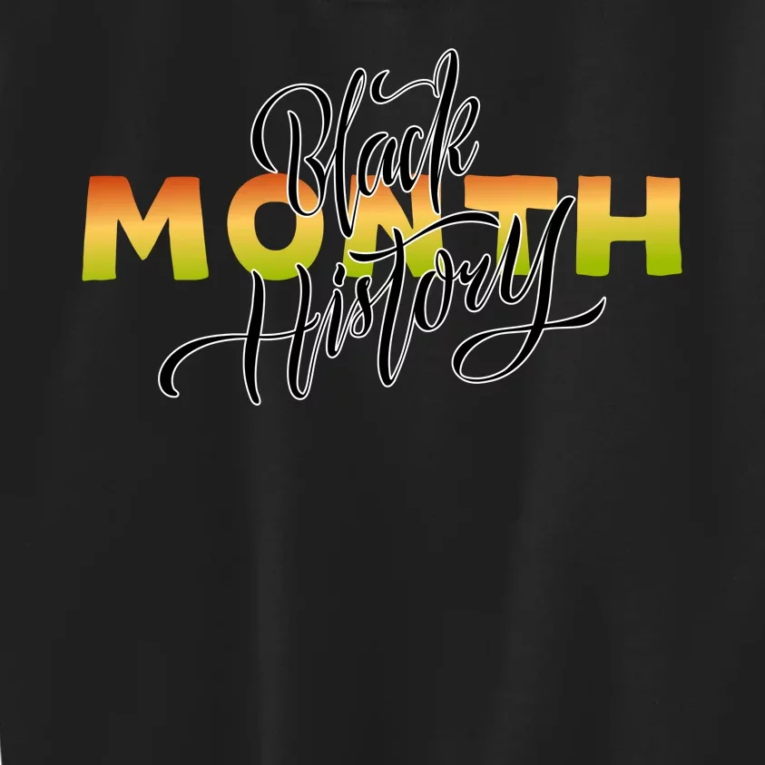 Black History Month February Kids Sweatshirt