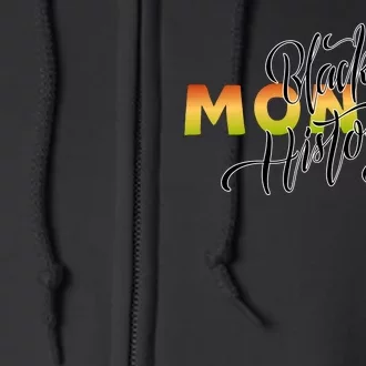 Black History Month February Full Zip Hoodie