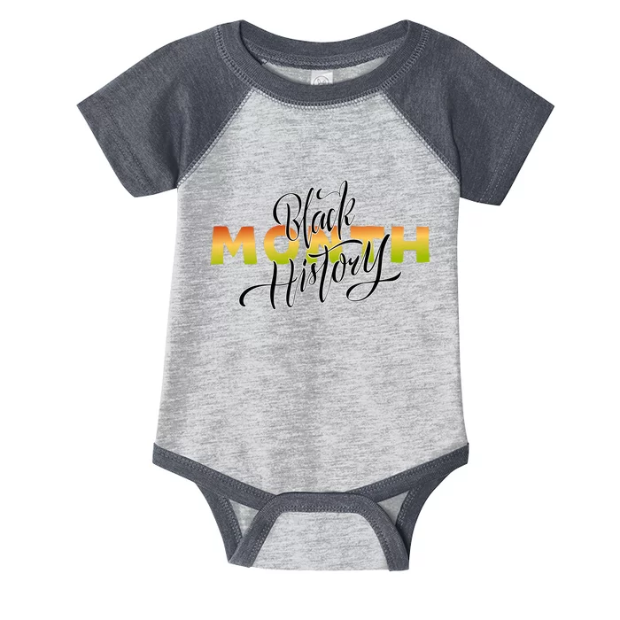 Black History Month February Infant Baby Jersey Bodysuit