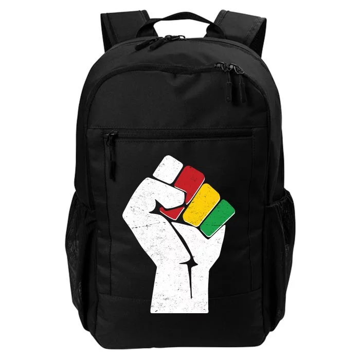 Black History Month Fist African Colors Daily Commute Backpack