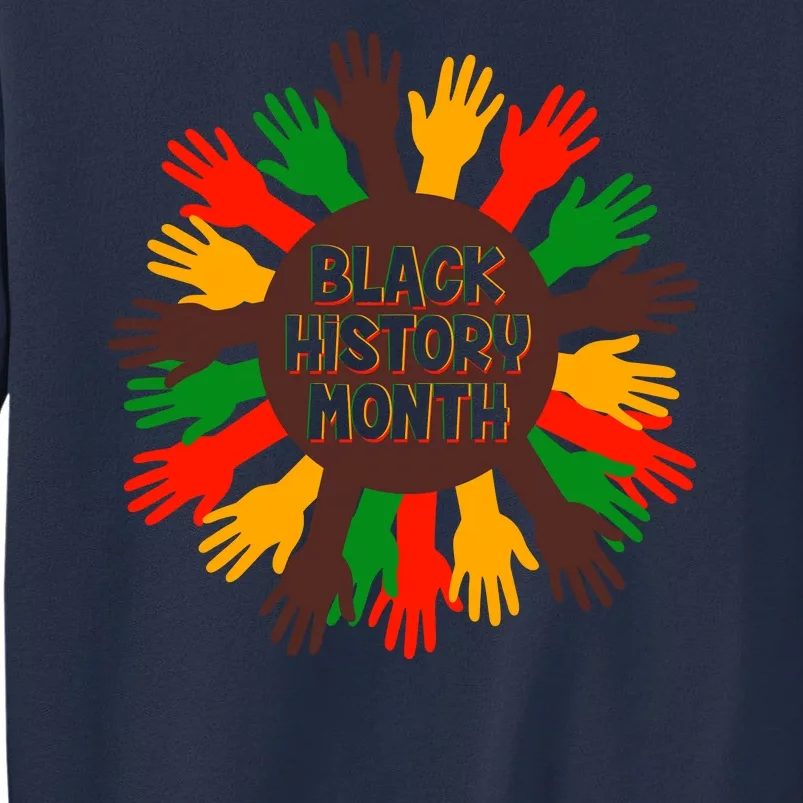 Black History Month Hands Raised Sweatshirt