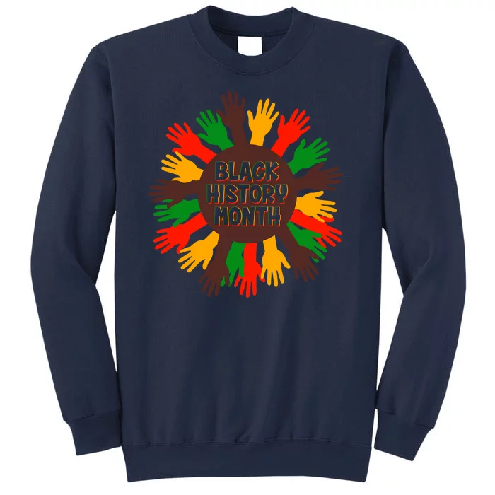 Black History Month Hands Raised Sweatshirt