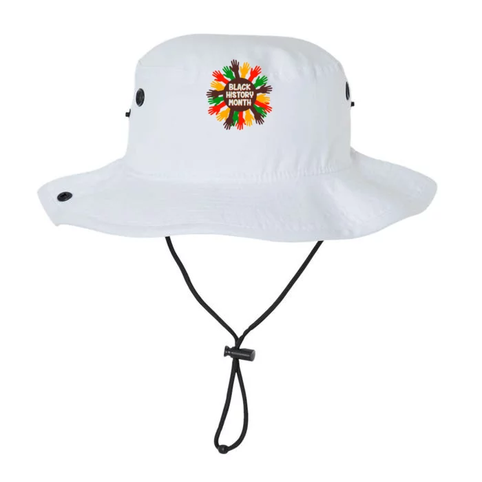 Black History Month Hands Raised Legacy Cool Fit Booney Bucket Hat